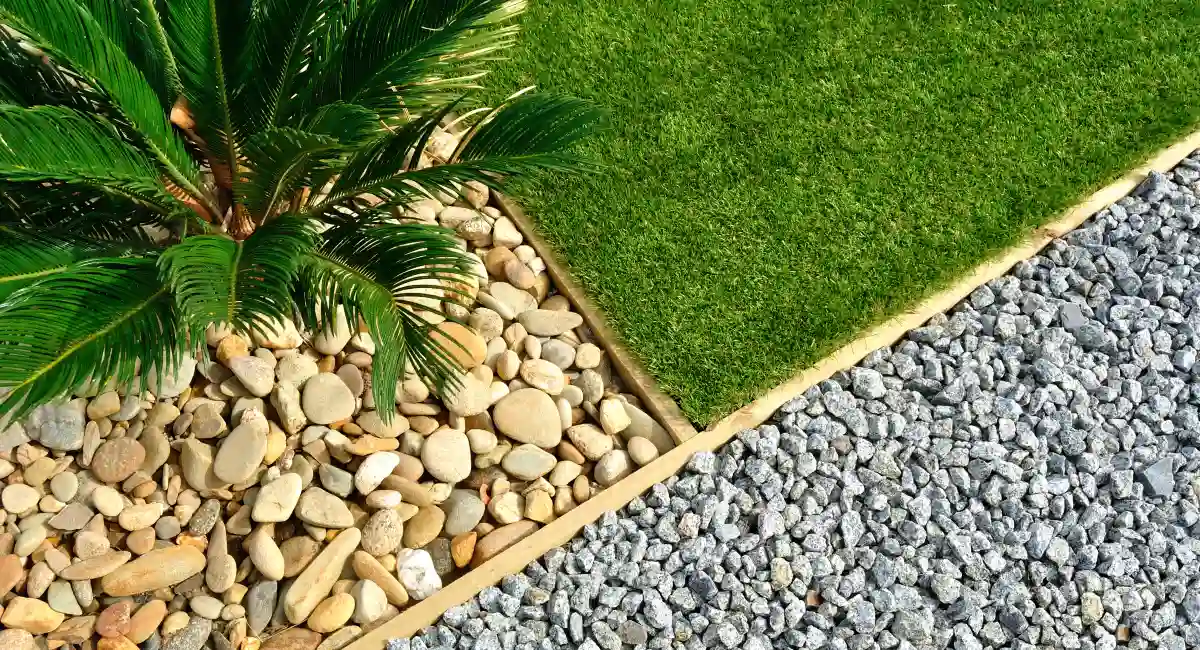 Ornamental rocks and gravel give pests little or no cover