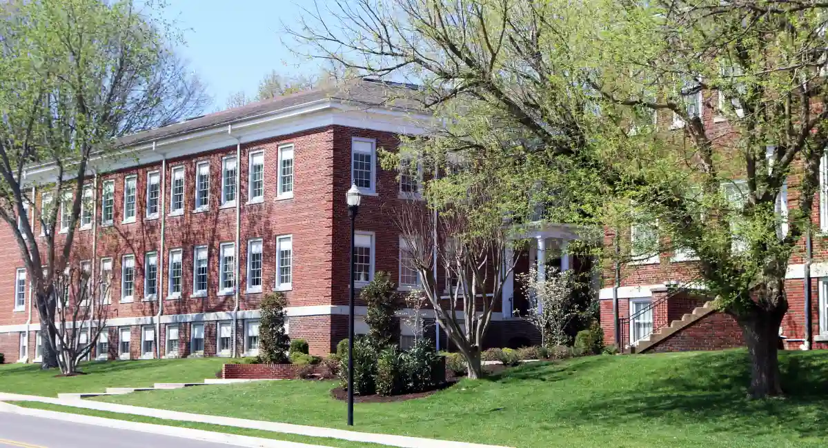 A traditional student housing block
